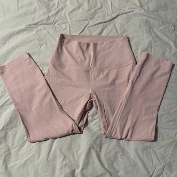 EXCELLENT Lululemon Align High-Rise Crop 21" Leggings Flush Pink Yoga Pants 6 - Picture 10 of 13